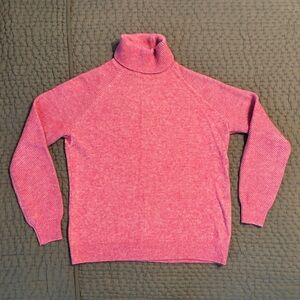 Loft Pink Long Sleeve Tutleneck Sweater